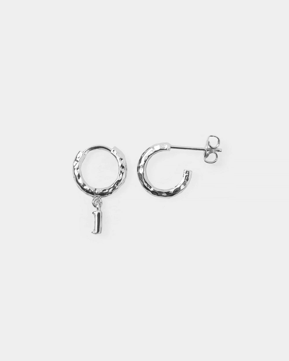 Marie Sterling Silver Plated 2pc Earring Set 