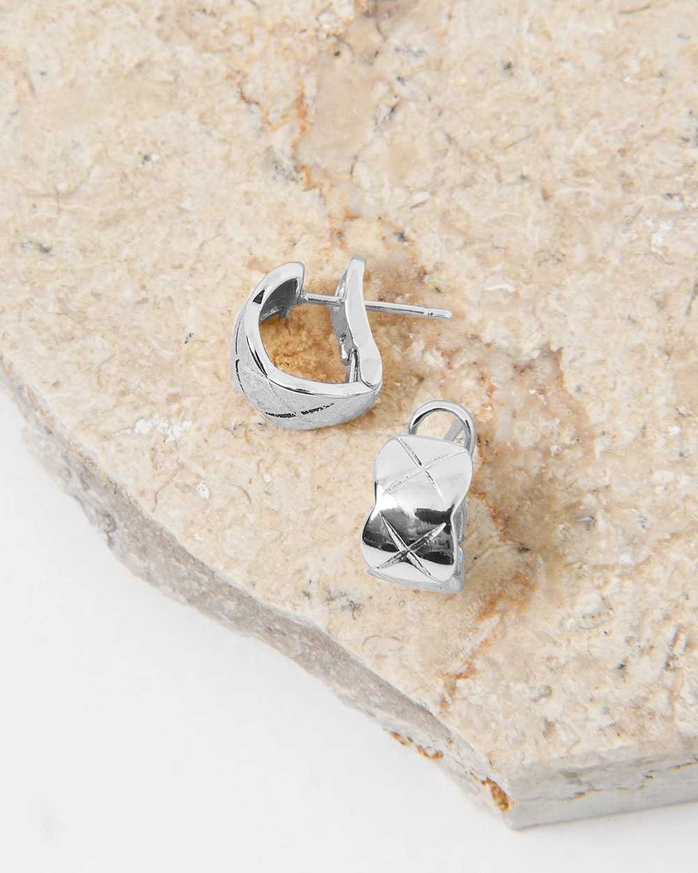Calla Silver Plated Earring
