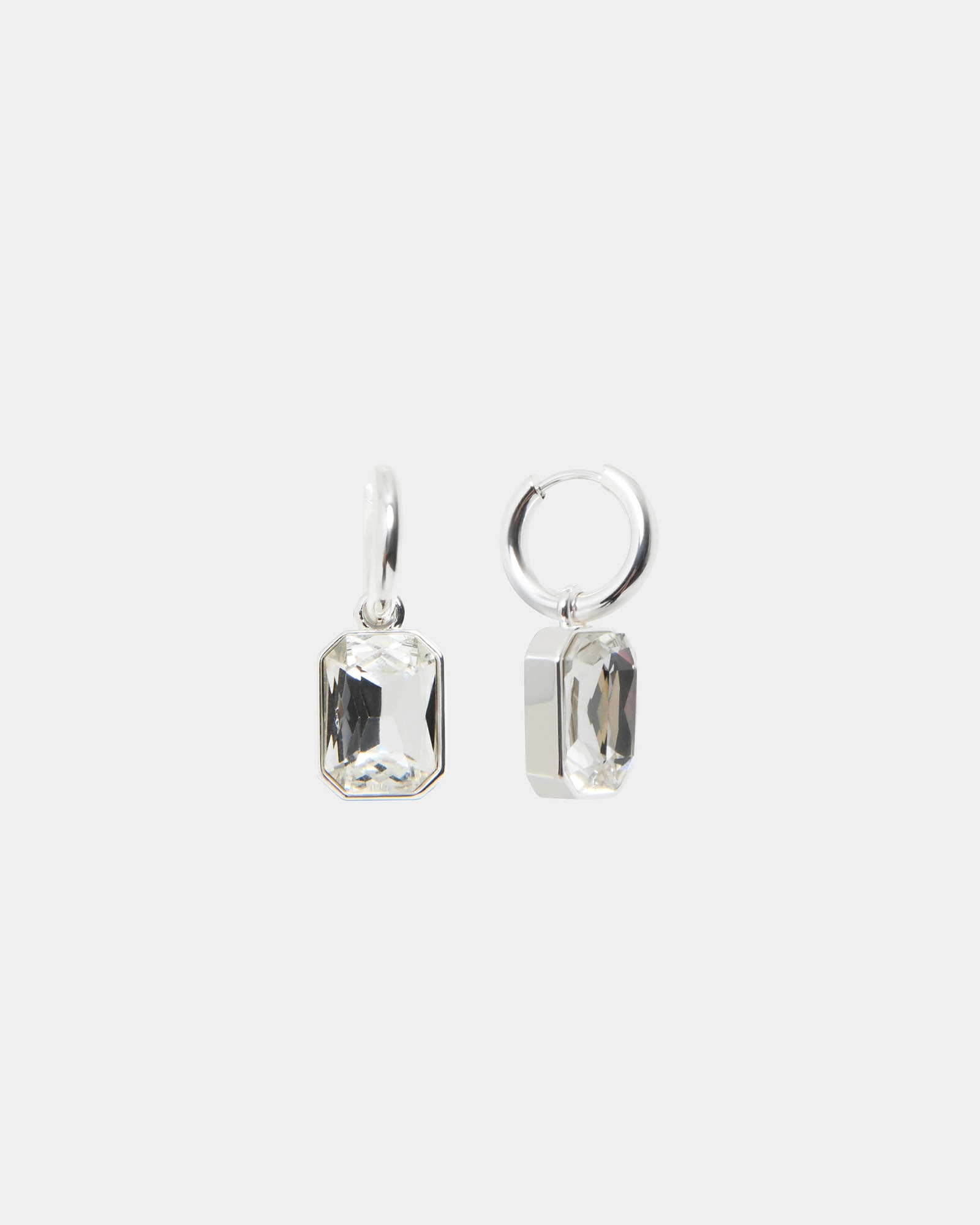 Jewel Sterling Silver Earrings