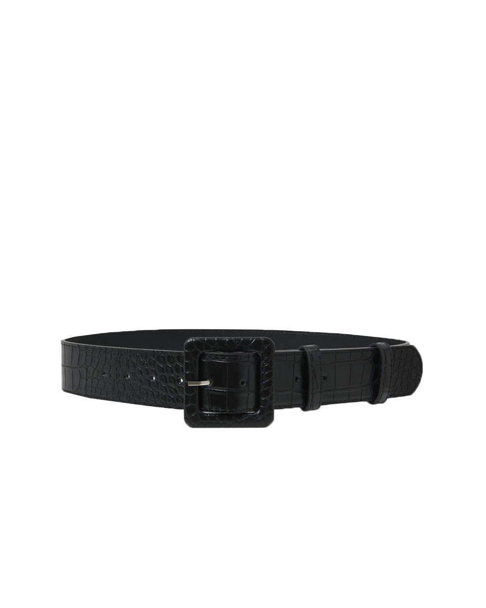 Bree Croc Covered Buckle Belt