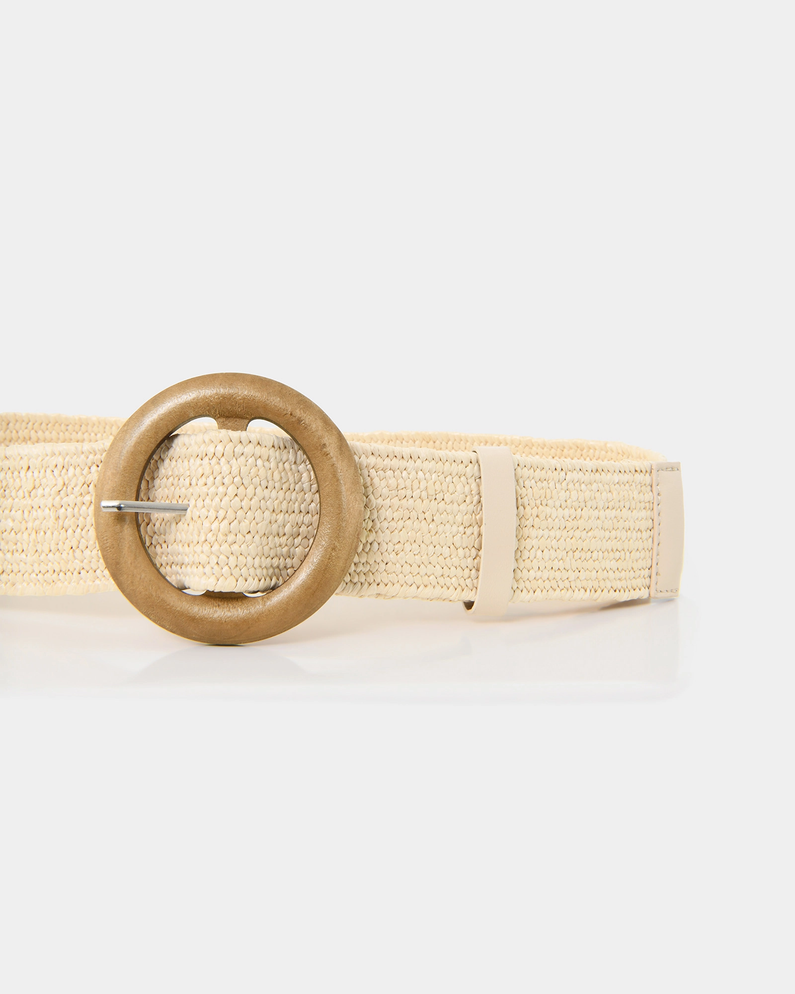 Sarina Raffia Elastic Belt