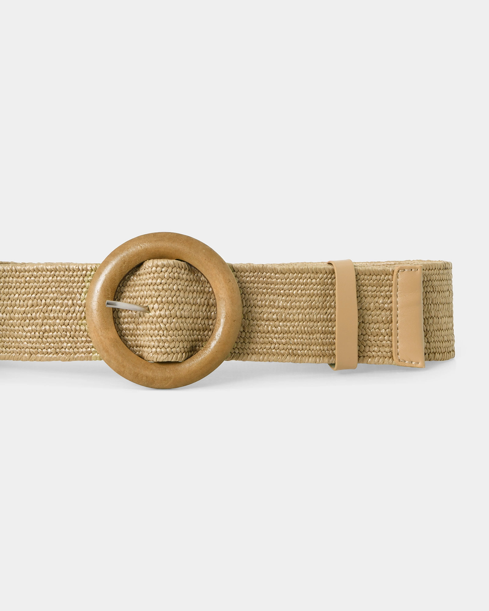 Sarina Raffia Elastic Belt