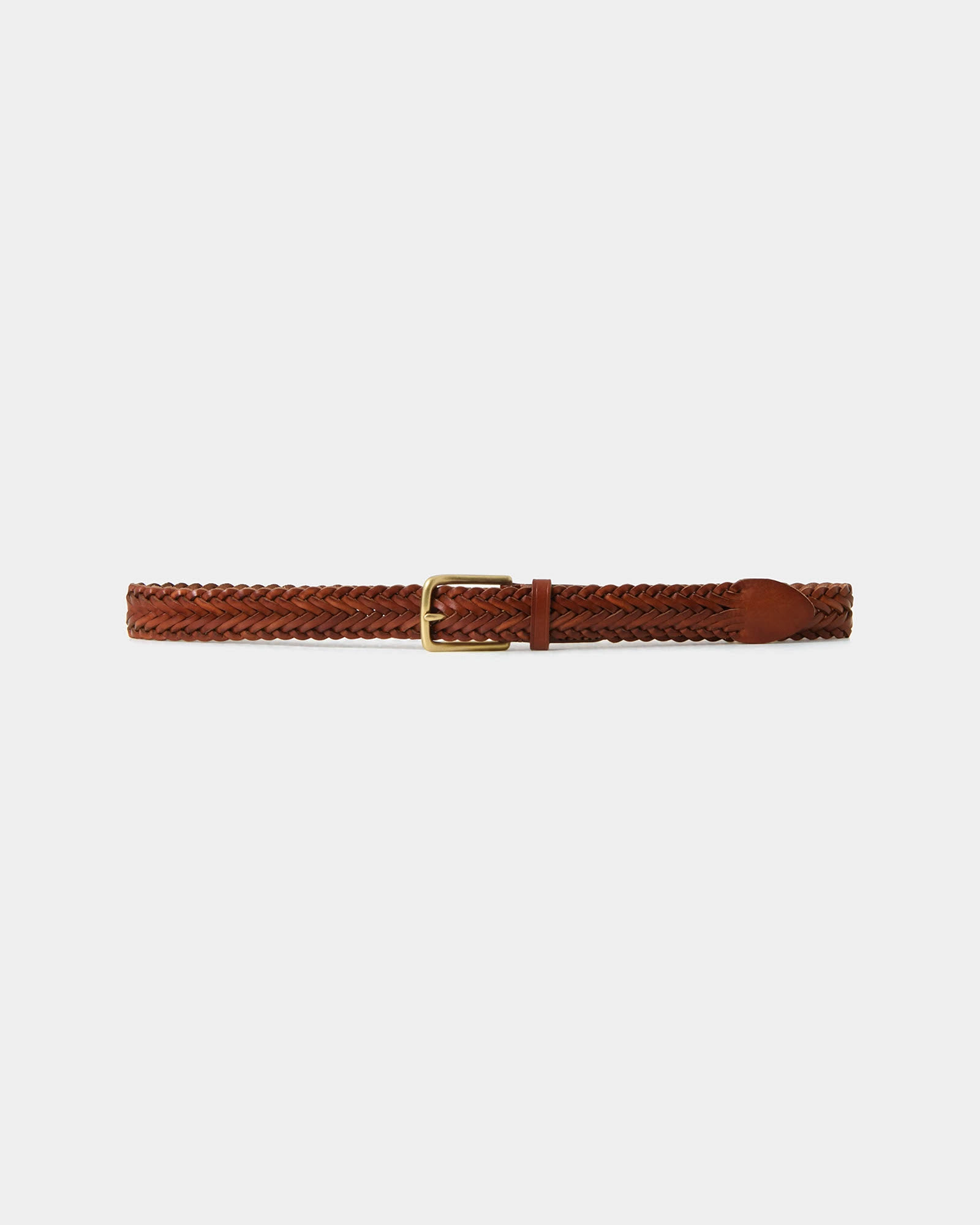 Alexandra Woven Leather Belt