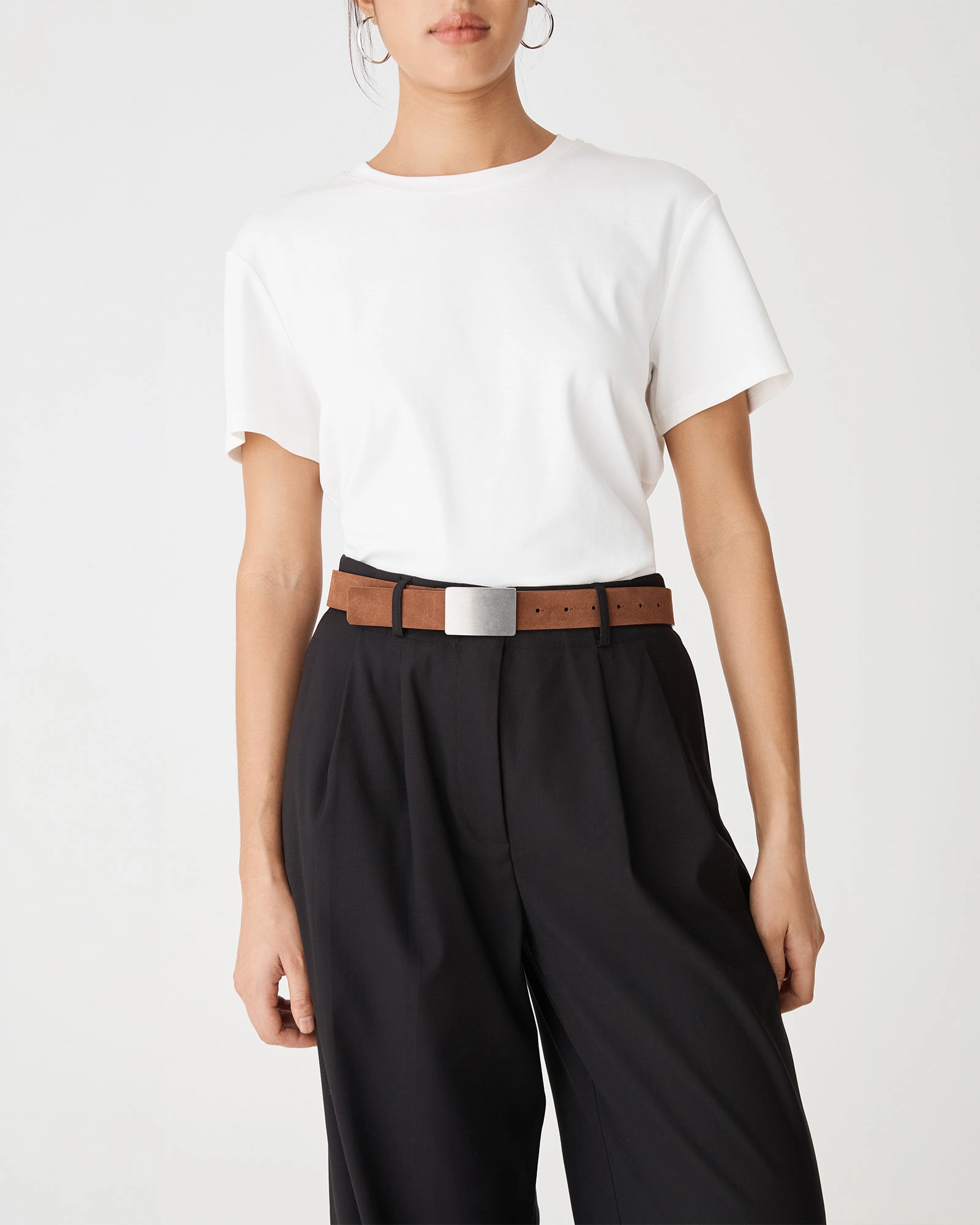 Aspen Suede Leather Belt