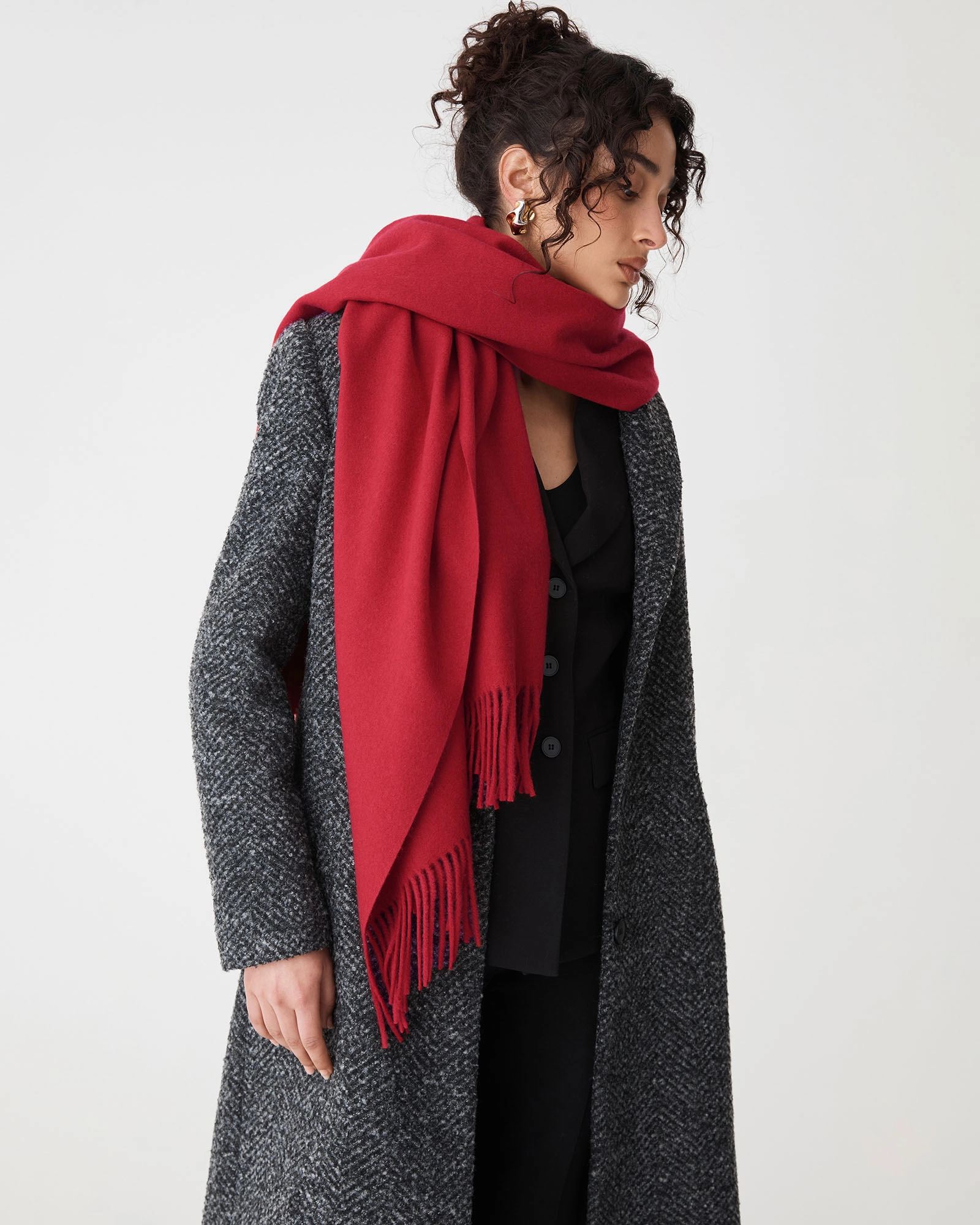 Audree Wool Blend Scarf