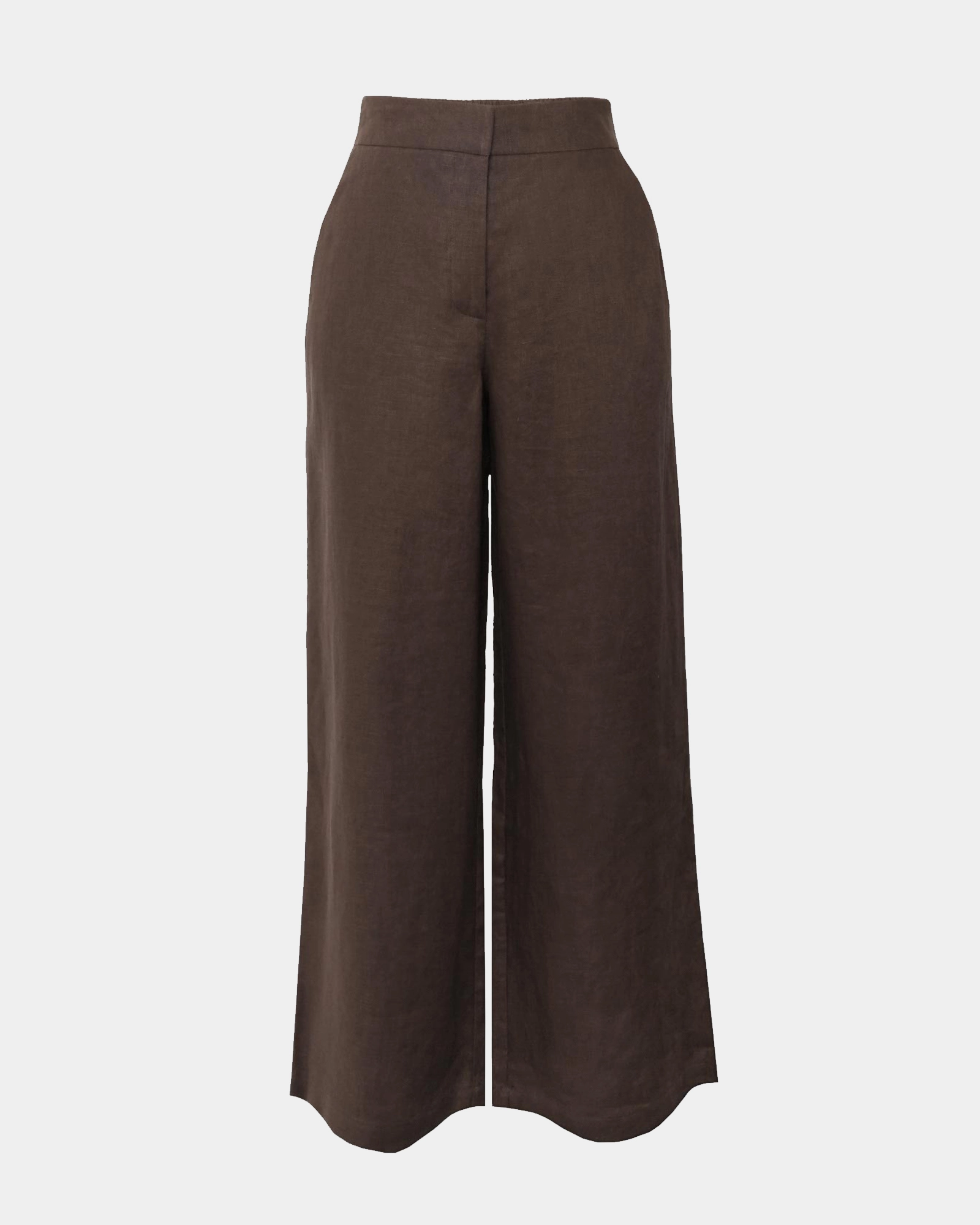 Ami Wide Leg Linen Pants 