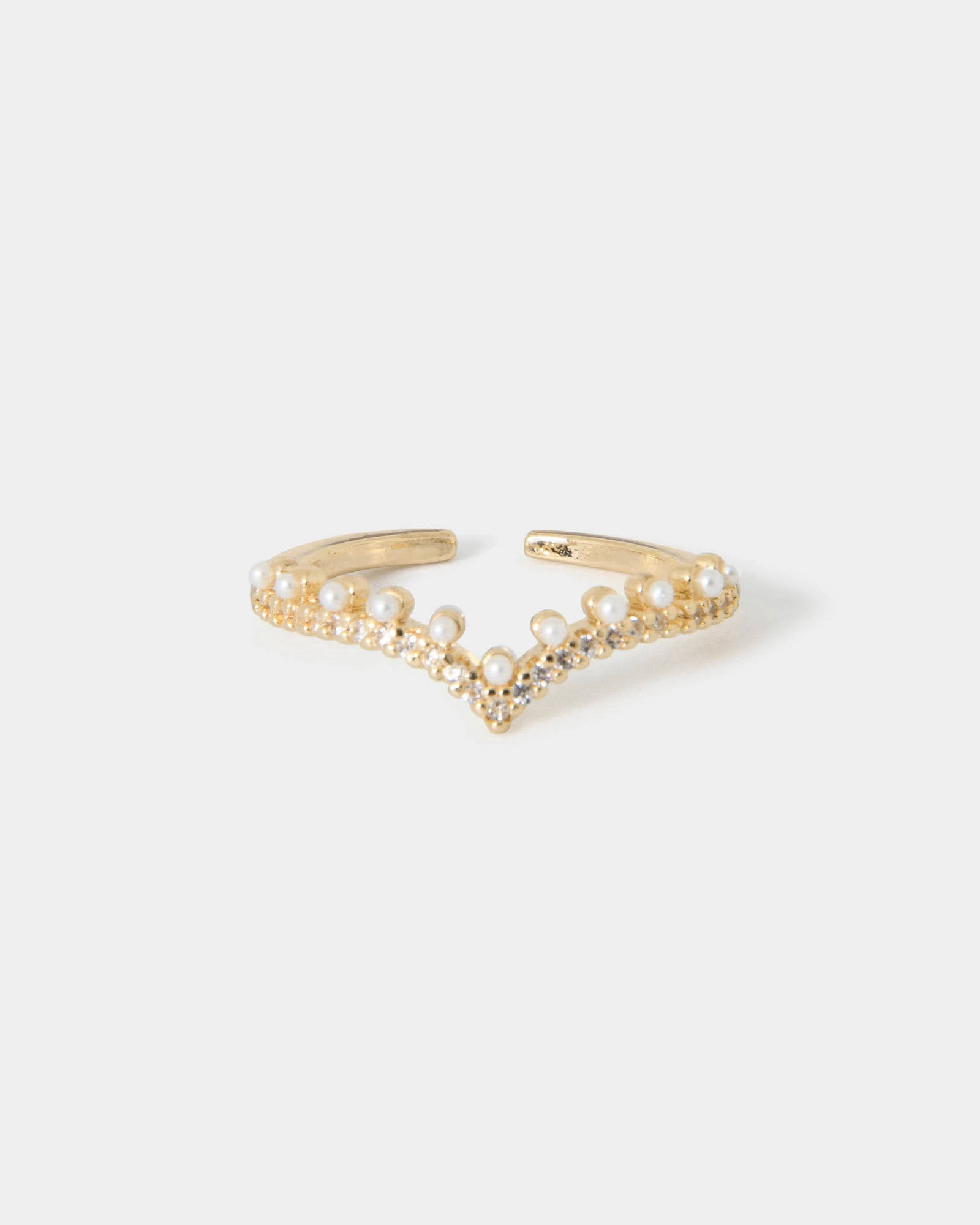 Jazmine 16k Gold Plated Ring