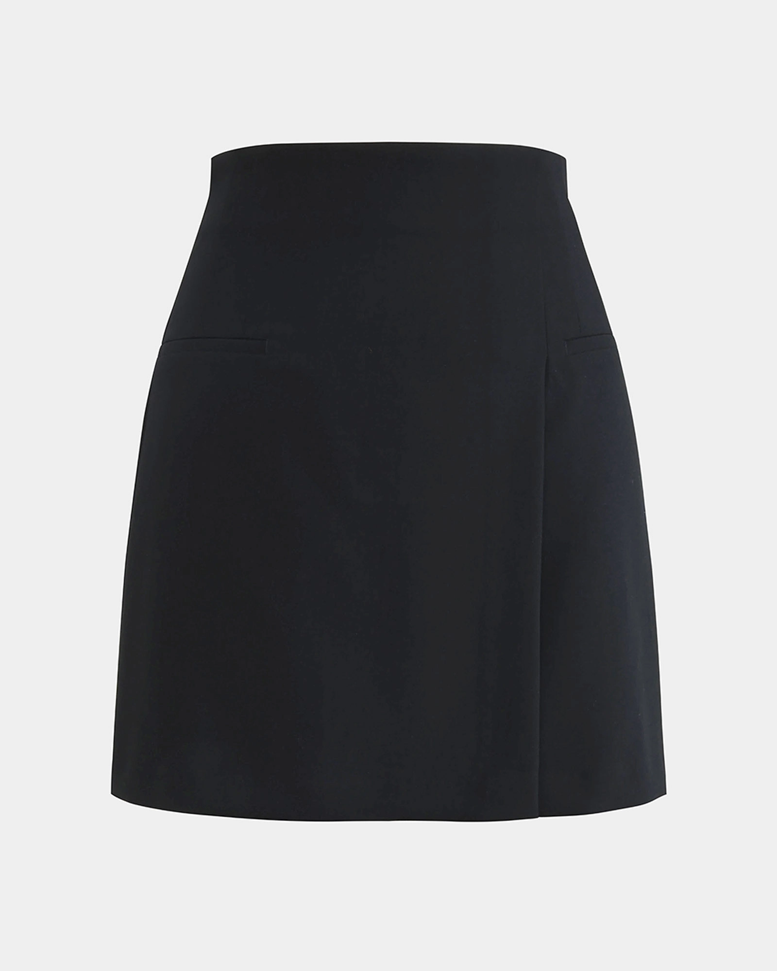 Nikki Mini Wrap Skirt | Black | Forcast - Forcast AU