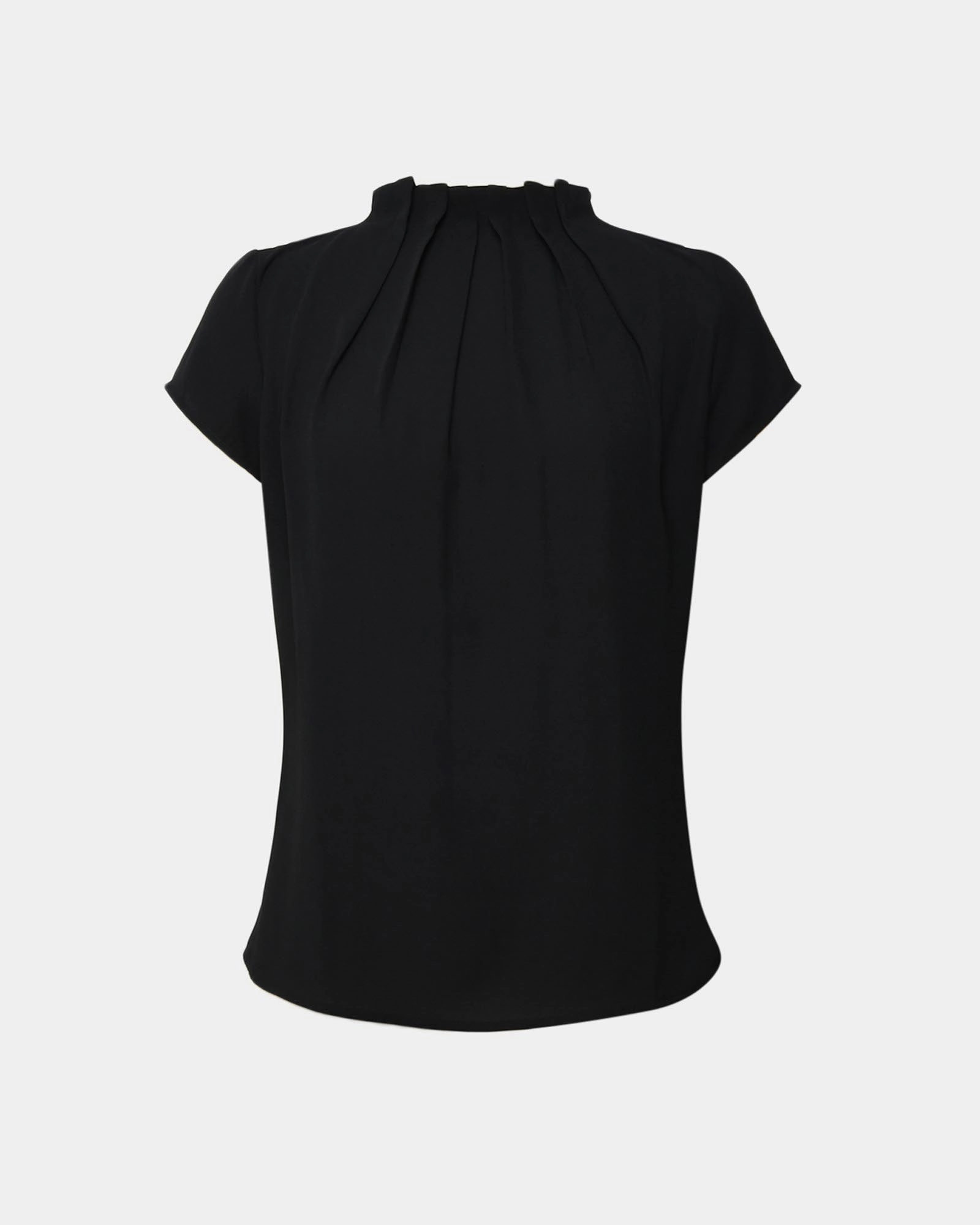 Olivia Pleated High Neck Top 