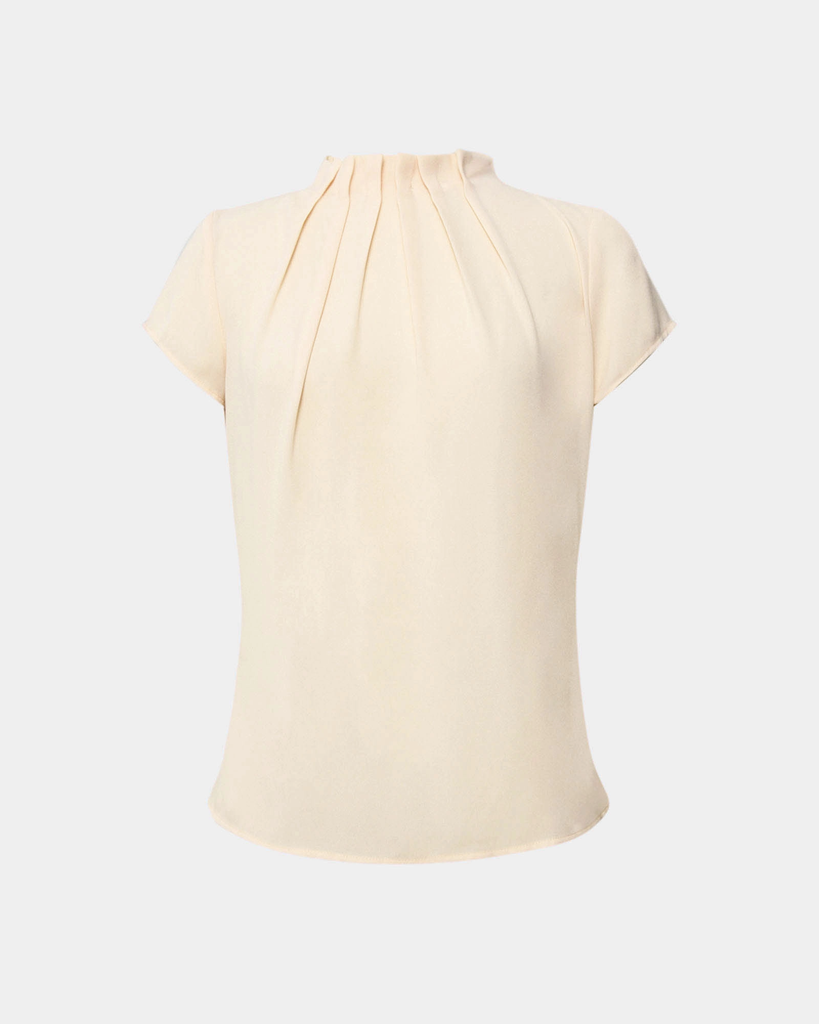 Olivia Pleated High Neck Top 